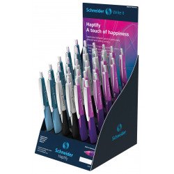 Schneider Haptify Retractable Ballpoint Pen (Counter Display- 30 Pcs)